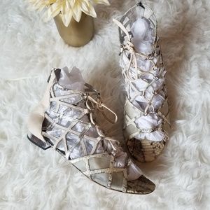 Sam Edelman Faux Snakeskin Sandal